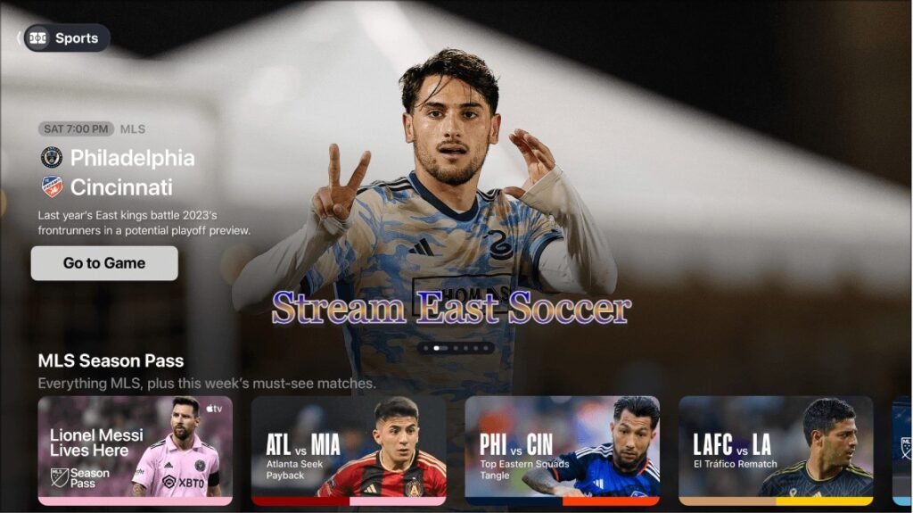 Stream East Soccer 
