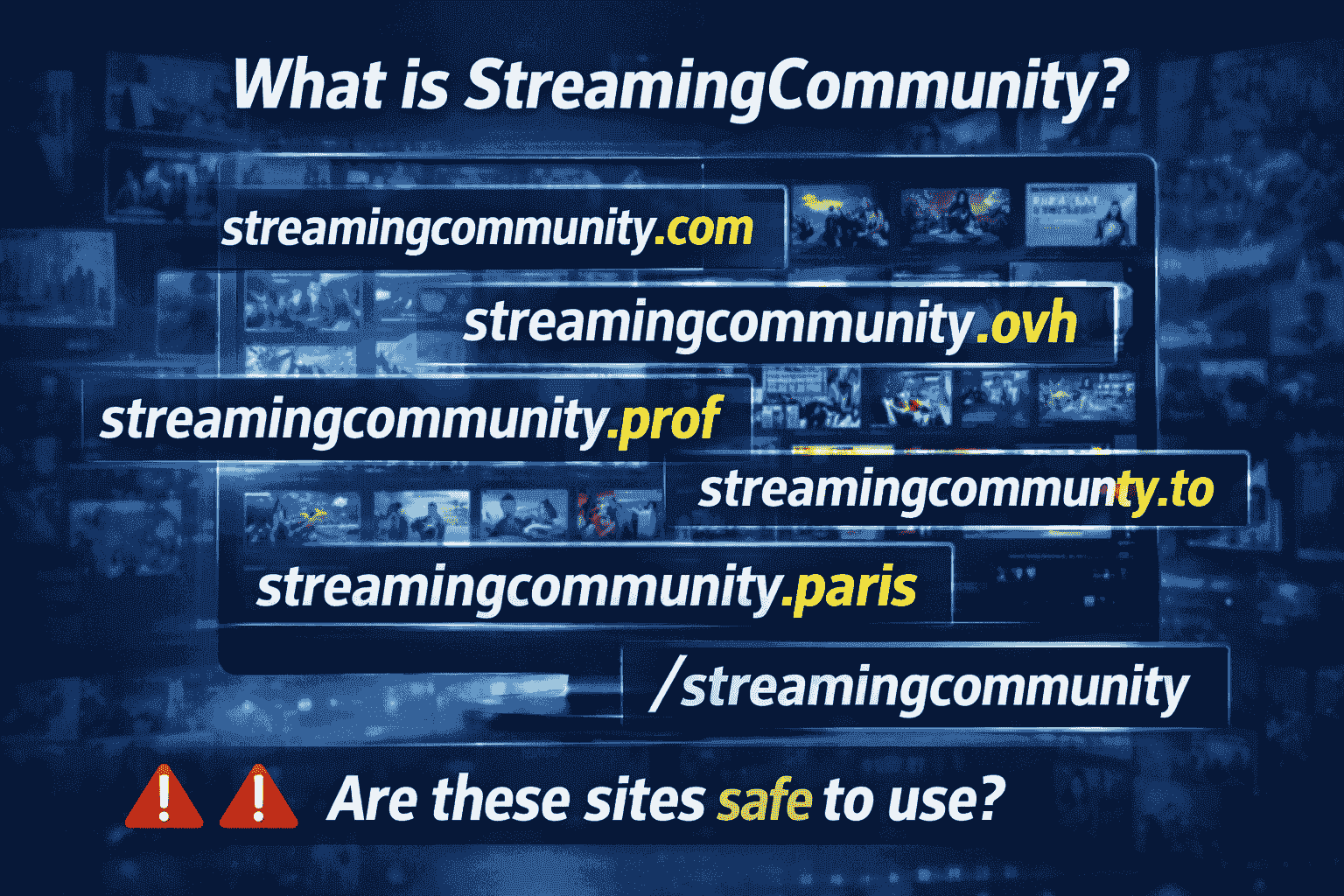 Is Streamingcommunity.com the Official Source?