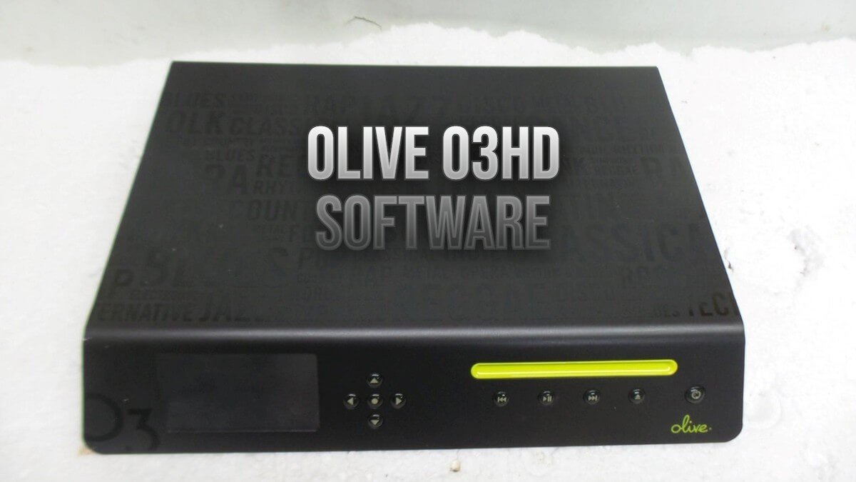 Olive 03HD Software
